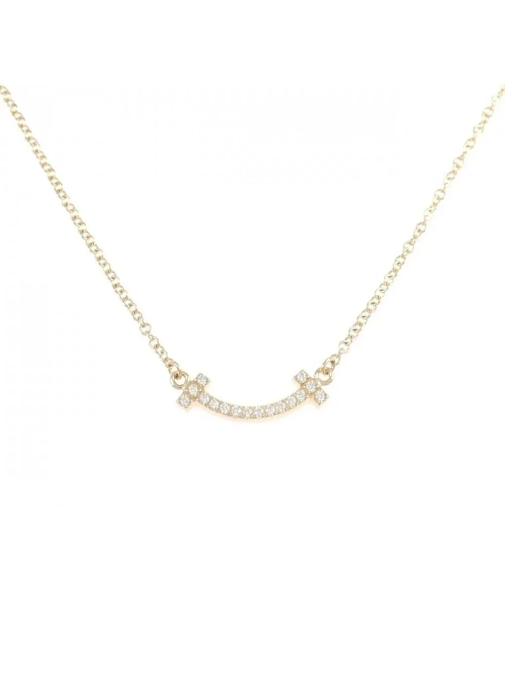 Tiffany & Co T Smile Mini Necklace